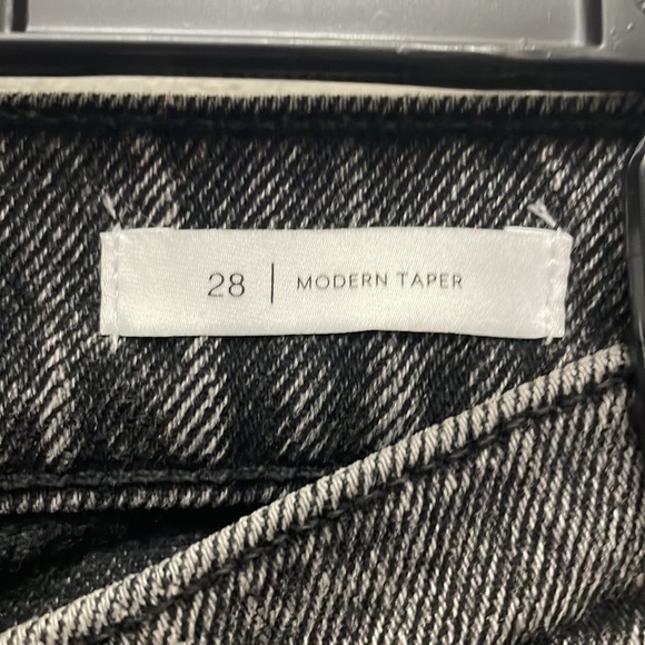 BLDWN Modern taper Athletic Fit Acid Wash Jeans sz 28 NWT (Vintage black) - Picture 4 of 11